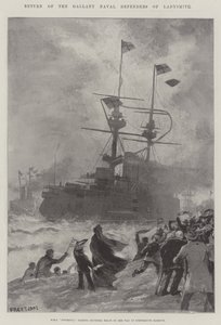 Regreso de los valientes defensores navales de Ladysmith